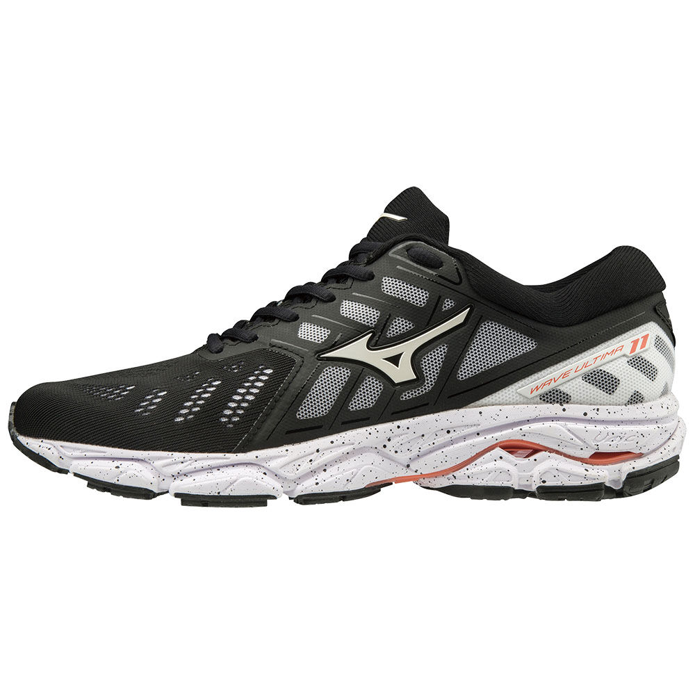 Mizuno Women's WAVE ULTIMA 11 Running Shoes White/Black (J1GD190976-FHL)